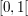 $ \left[0,1\right[ $